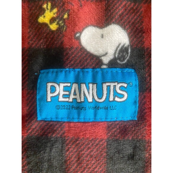 Snoopy Peanuts Dog Pajamas red and black plaid Berkshire Pet collection Medium - Picture 6 of 11
